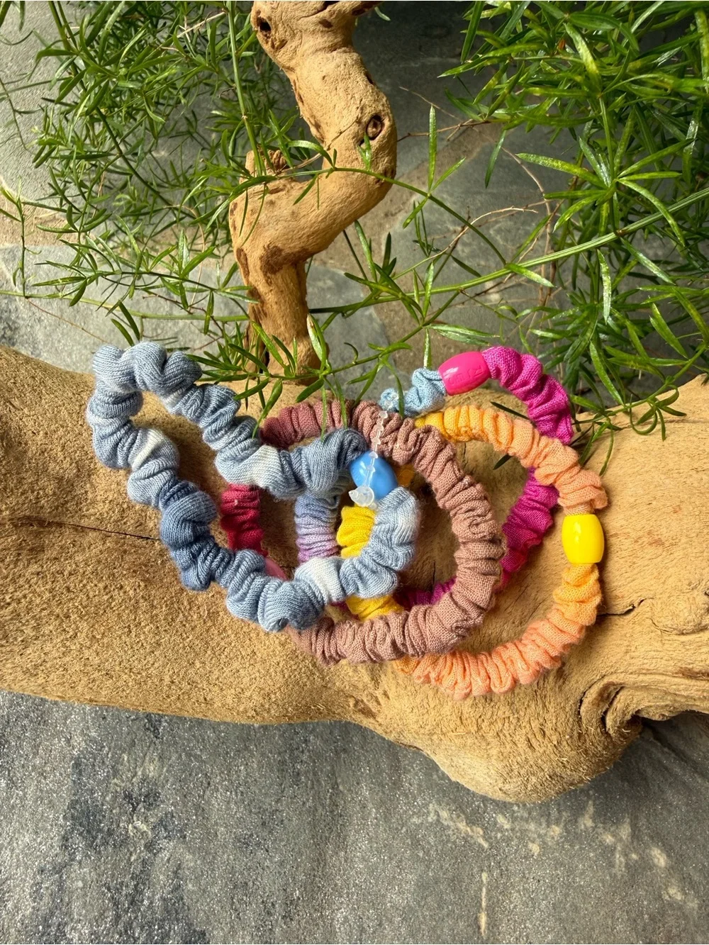 New🌟Anthropologie - Elastic Hair Ties-Tie dye